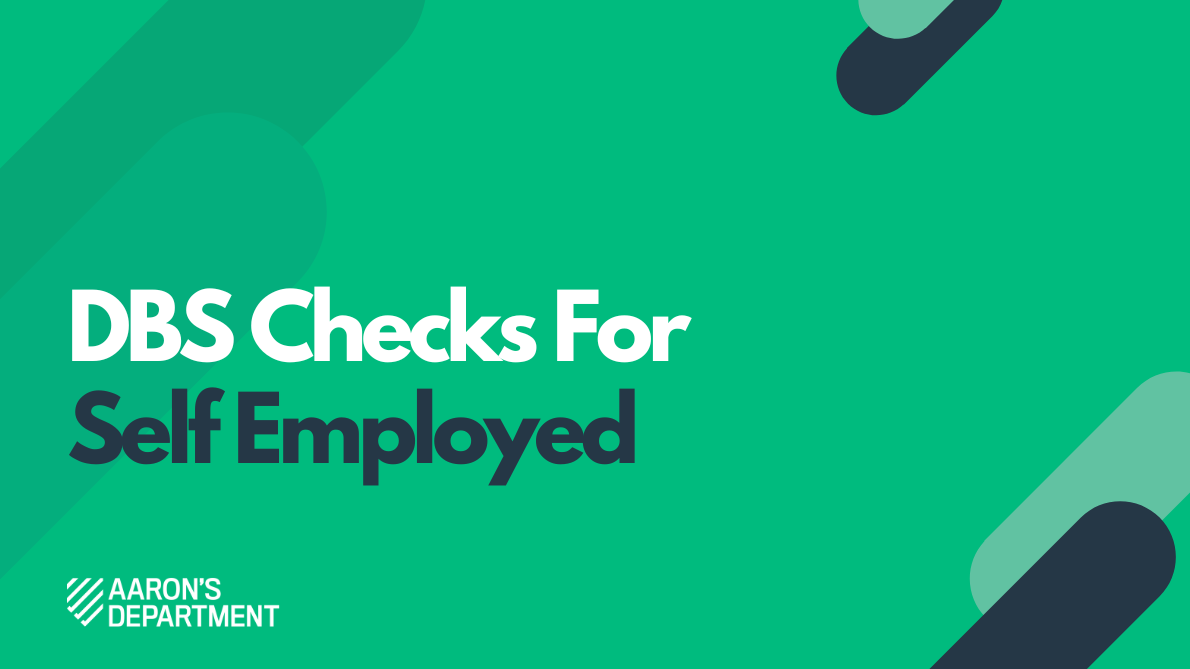 dbs checks for self employed people