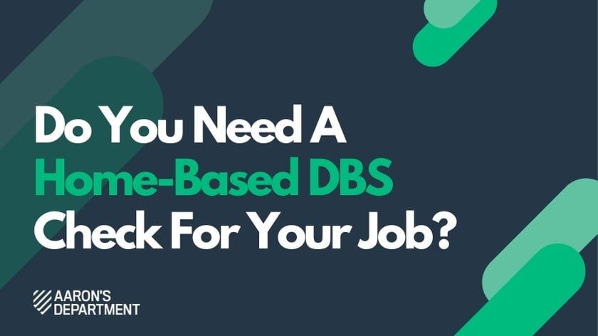 home based dbs check