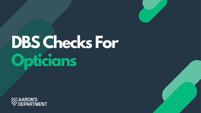 dbs checks for opticians