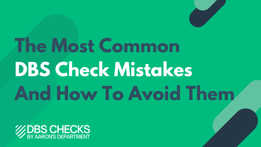 DBS Check Mistakes