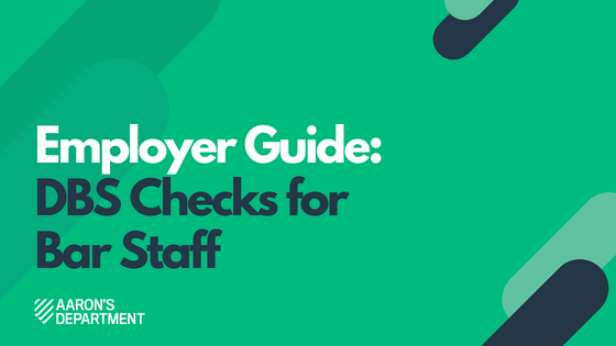 dbs checks for bar staff