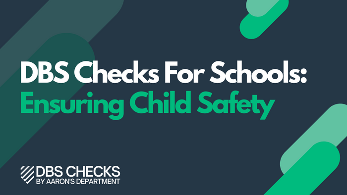 DBS checks for schools