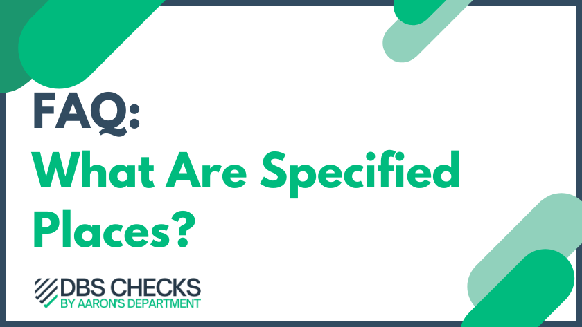 What Are Specified Places