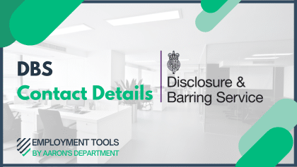 DBS Contact Details
