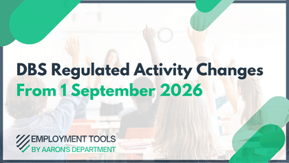 DBS Regulated Activity Changes